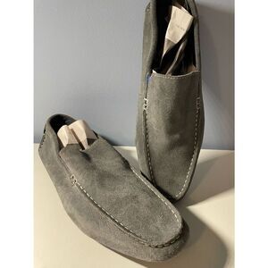 Joseph Abboud Grey Justin Driving Loafers Sz 12